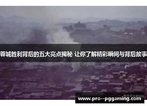 蓉城胜利背后的五大亮点揭秘 让你了解精彩瞬间与背后故事