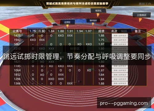 跳远试掷时限管理,节奏分配与呼吸调整要同步 跳远试掷时限管理,节奏分配与呼吸调整要同步